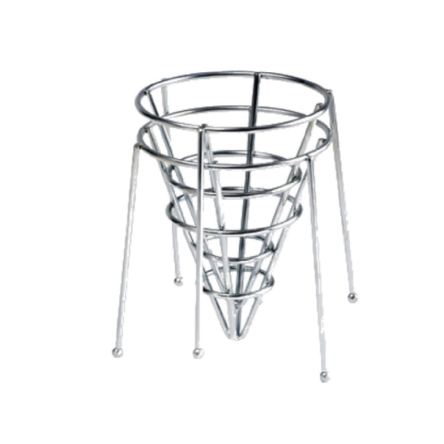 GET Enterprises 4-83888 Fry Cone Basket 5" Dia. X 6"H Stackable