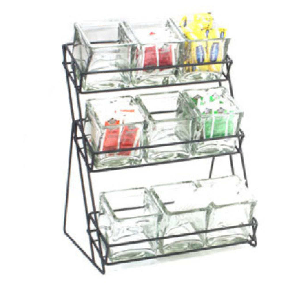 Cal Mil 1812-13 Jar Display 13"W X 9-1/2"D X 17-1/2"H 3-tier