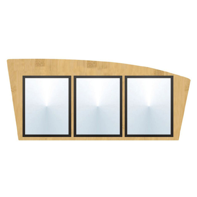 Hubert 72529 - Menu Board, 3-pocket, Wall-mount