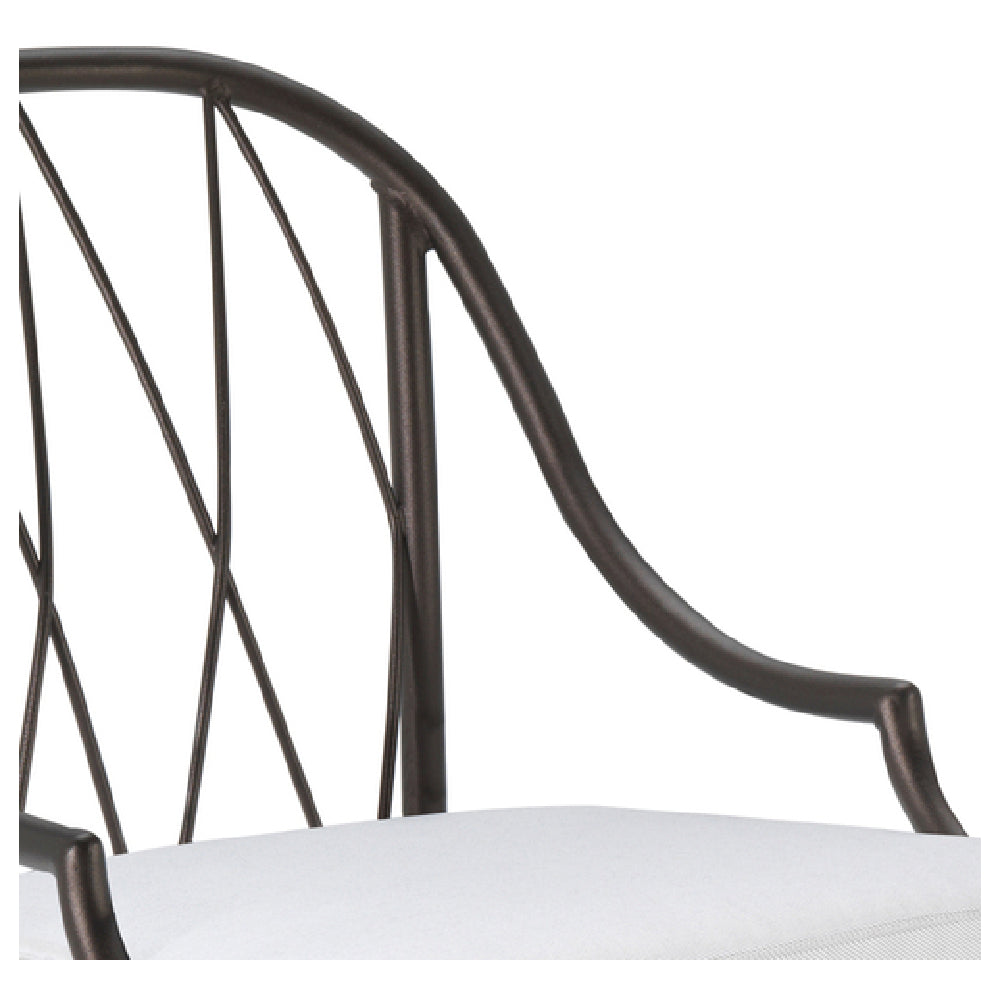 Emuamericas, Llc E1200-41 - Como Stacking Side Chair, Indoor/outdoor, Steel Wire Diamond Pattern Back
