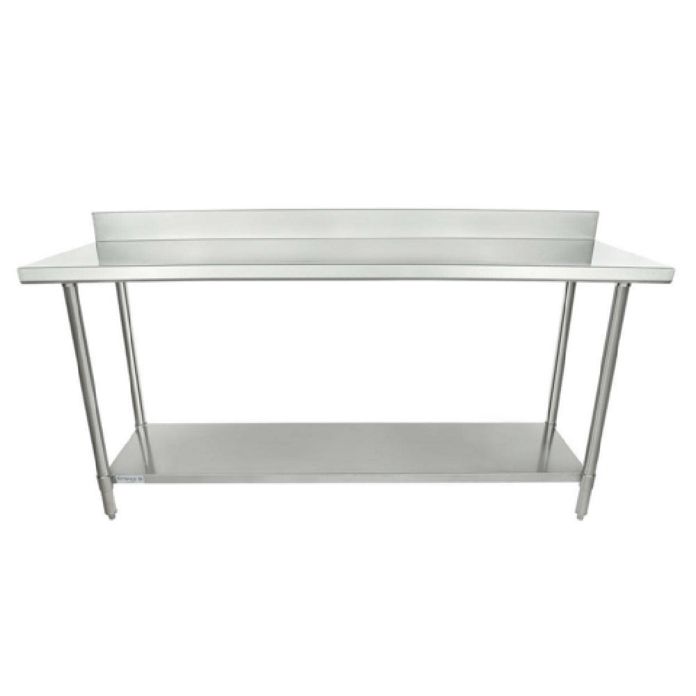 Empura SWT4B2472 - Work Table, 72"W X 24"D X 35"H, Super Duty 4" Backsplash