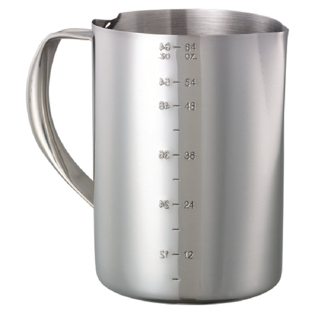 Service Ideas FROTH646 Frothing Pitcher 1.9 Liter (64.2 Oz.) 4-3/4" X 7-1/2" X 6-1/2"