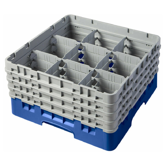 Cambro 9S800168 Camrack® Glass Rack With (4) Soft Gray Extenders Full Size