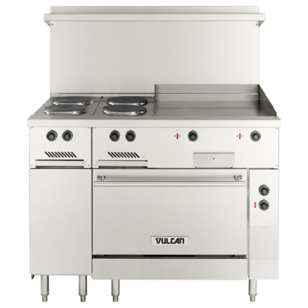 Vulcan EV48S-4FP24G208 - Restaurant Range, Electric, 48"