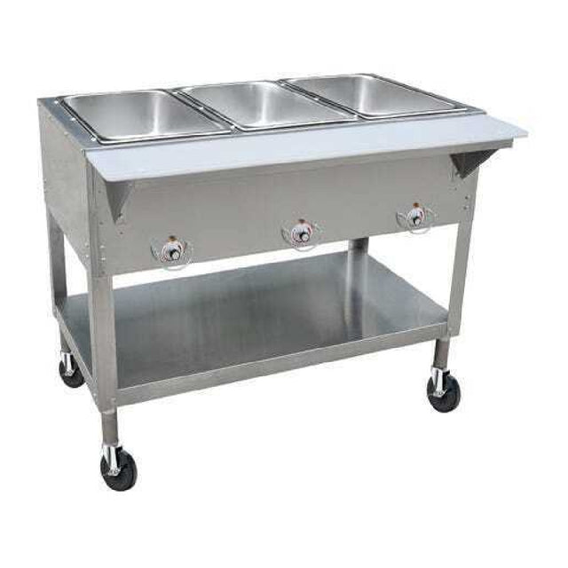 Hubert 28W-197 - Kratos® Steam Table, Electric, 3 Wells