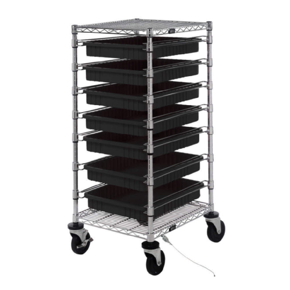Quantum BC212439M2CO Bin Cart Mobile Conductive