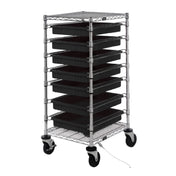 Quantum BC212439M2CO Bin Cart Mobile Conductive