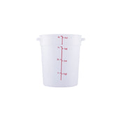 CAC China FS2P-4T Food Storage Container 4 Qt. Round