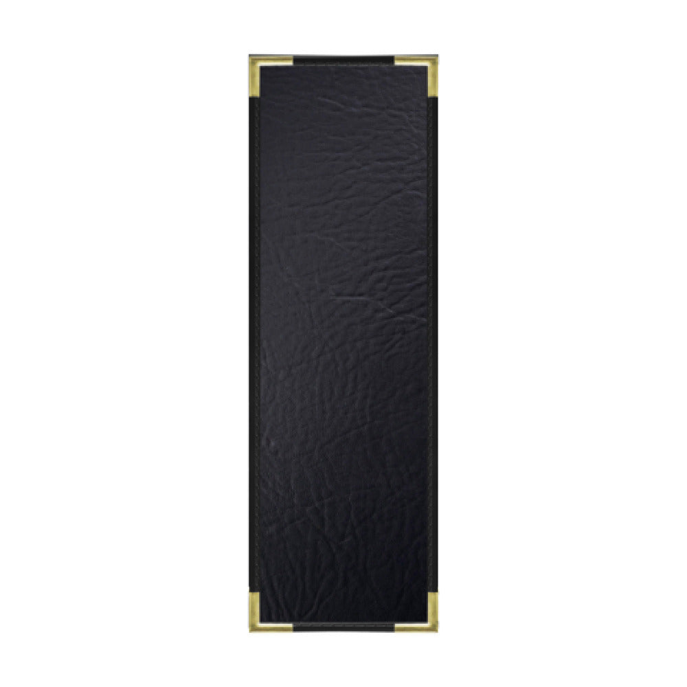 Risch SEV-1V 4.25X14 Seville Hardback Antibacterial/antimicrobial Faux-leather Menu Cover (specify Color)