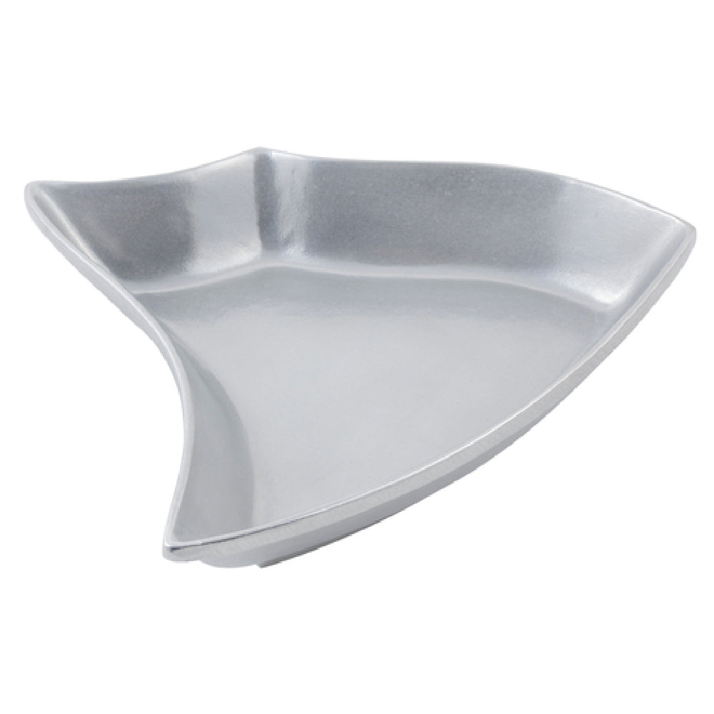 Bon Chef 70009 Futura Platter 16-3/4" X 2-1/2" Aluminum With Pewter Glo Finish