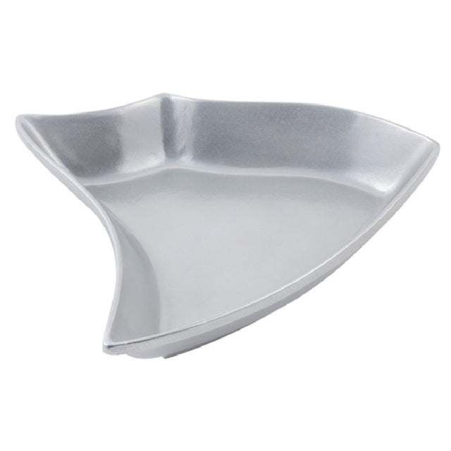 Bon Chef 70009 Futura Platter 16-3/4" X 2-1/2" Aluminum With Pewter Glo Finish