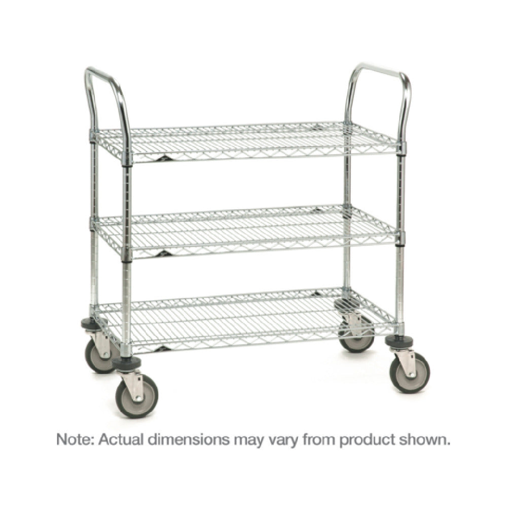 Metro 3SPN53DC SP Heavy Duty Utility Cart Standard Unit 36"W X 24"D X 39"H