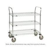 Metro 3SPN53DC SP Heavy Duty Utility Cart Standard Unit 36"W X 24"D X 39"H