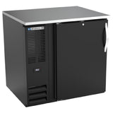 Beverage Air BB36HC-1-F-B - Refrigerated Food Rated Back Bar Storage Cabinet, One-section