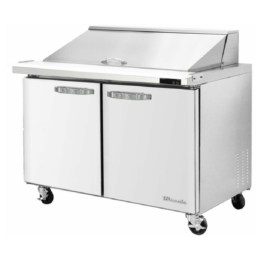 Blue Air BLMT48-HC - Mega Top Sandwich Prep Table, Two-section, 48-3/8"W