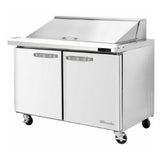 Blue Air BLMT48-HC - Mega Top Sandwich Prep Table, Two-section, 48-3/8"W