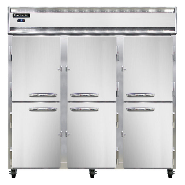 Continental Refrigerator 3FSNHD Freezer Reach-in Three-section