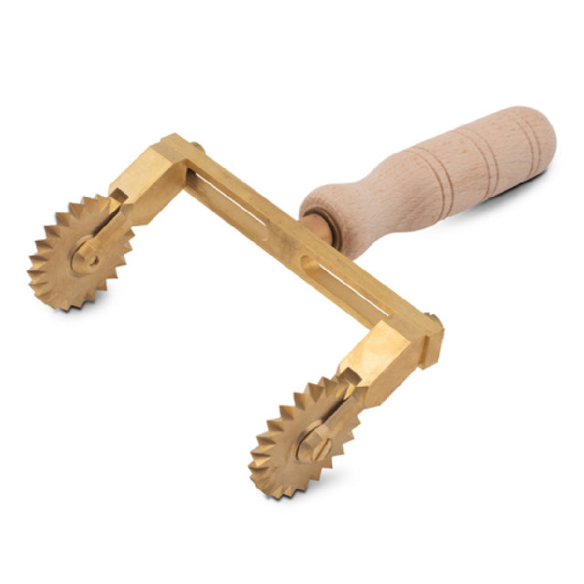 JB Prince UA178 La Gondola Double Fluted Roller Cutter Brass