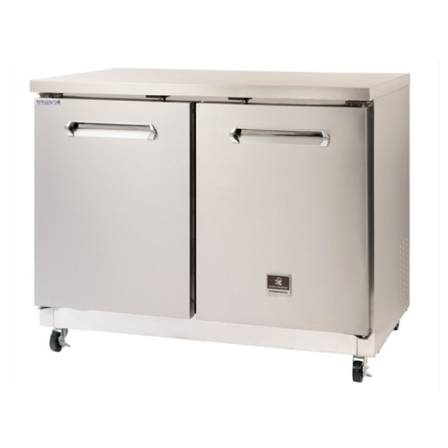 Kelvinator KCHUC36F-32 (738335) 2-solid Hinged Door Undercounter Freezer