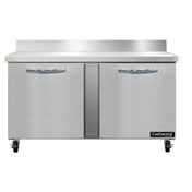 Continental Refrigerator SW60NBS Work Top Refrigerator 60"W 17.0 Cu Ft Capacity