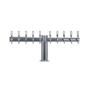 Micro Matic METRO-T-10PSSKR Metropolis "T" Draft Beer Tower Countertop 34"W X 16"H