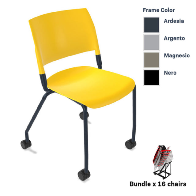 Forbes Industries FGDPKG023###### NIMA™ Four Leg Desk Height Chair Package Non-upholstery