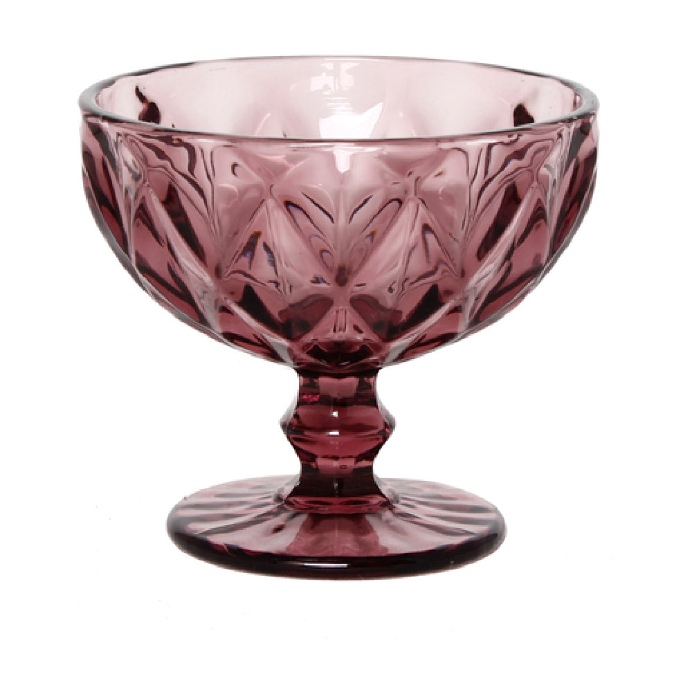 Hospitality Brands FG-879101-016 Forum Amethyst Dessert Glass 10 Oz. 4-1/4"H (4-3/4"T & 3"B)