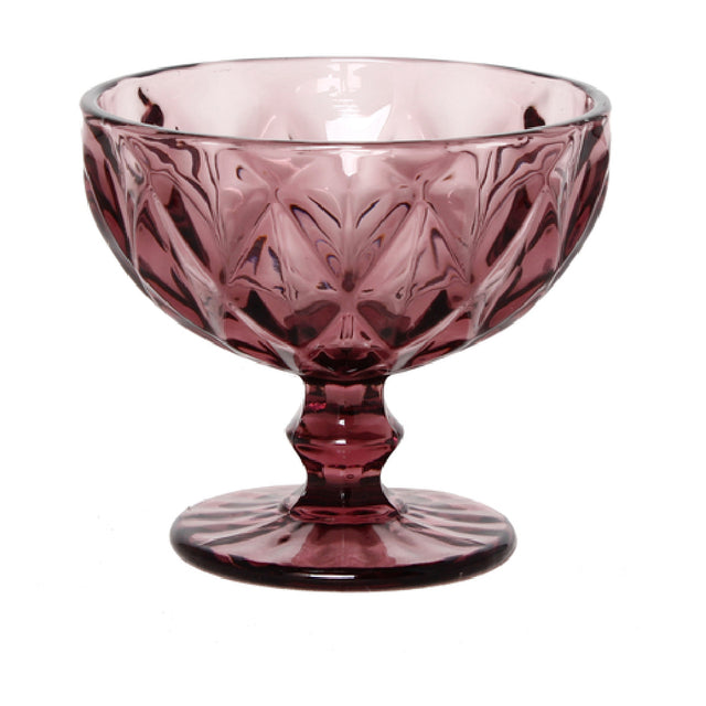 Hospitality Brands FG-879101-016 Forum Amethyst Dessert Glass 10 Oz. 4-1/4"H (4-3/4"T & 3"B)