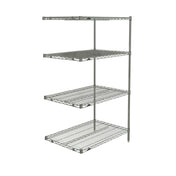 Metro AN536BR Super Erecta® Add-On Shelving Unit 36"W X 24"D X 63"H (4) Wire Shelves