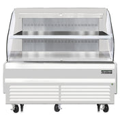 Everest Refrigeration EOMH-72-W-35-T Horizontal Open Display Merchandiser 73-1/4"W X 34-1/4"D X 46"H