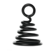Hubert 11355 - Sign Holder, 1" Dia. X 1-1/4"H, Spiral Design