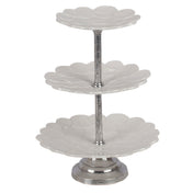 Bon Chef 80171WHTM Cake Stand 3-tier 16"H