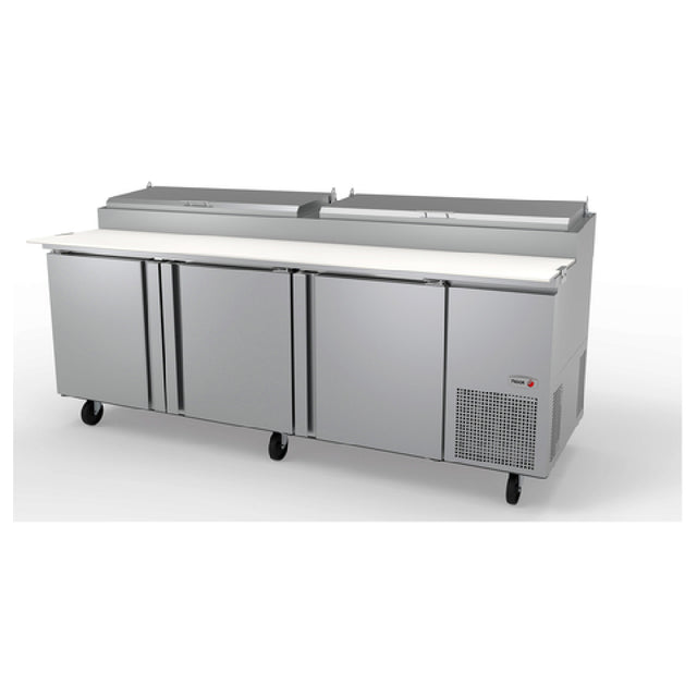 Fagor Refrigeration FPT-93 19054684 Refrigerated Pizza Prep Table 93"W 26.5 Cu.ft. Capacity
