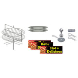 Gold Medal 5553-004 - Combo Cabinet Kit, Large Rotisserie, (2) 19" Pizza Pans