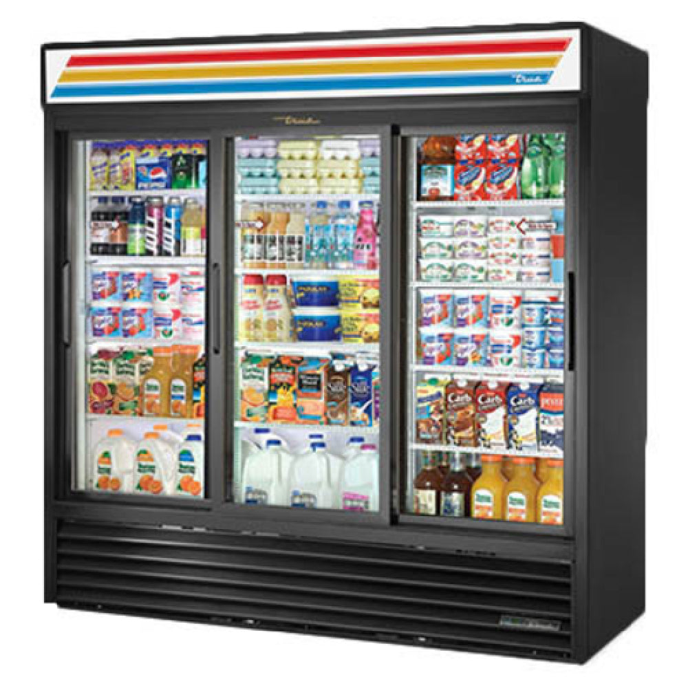 True Refrigeration GDM-69-HC-LD_BL Refrigerated Merchandiser Three-section
