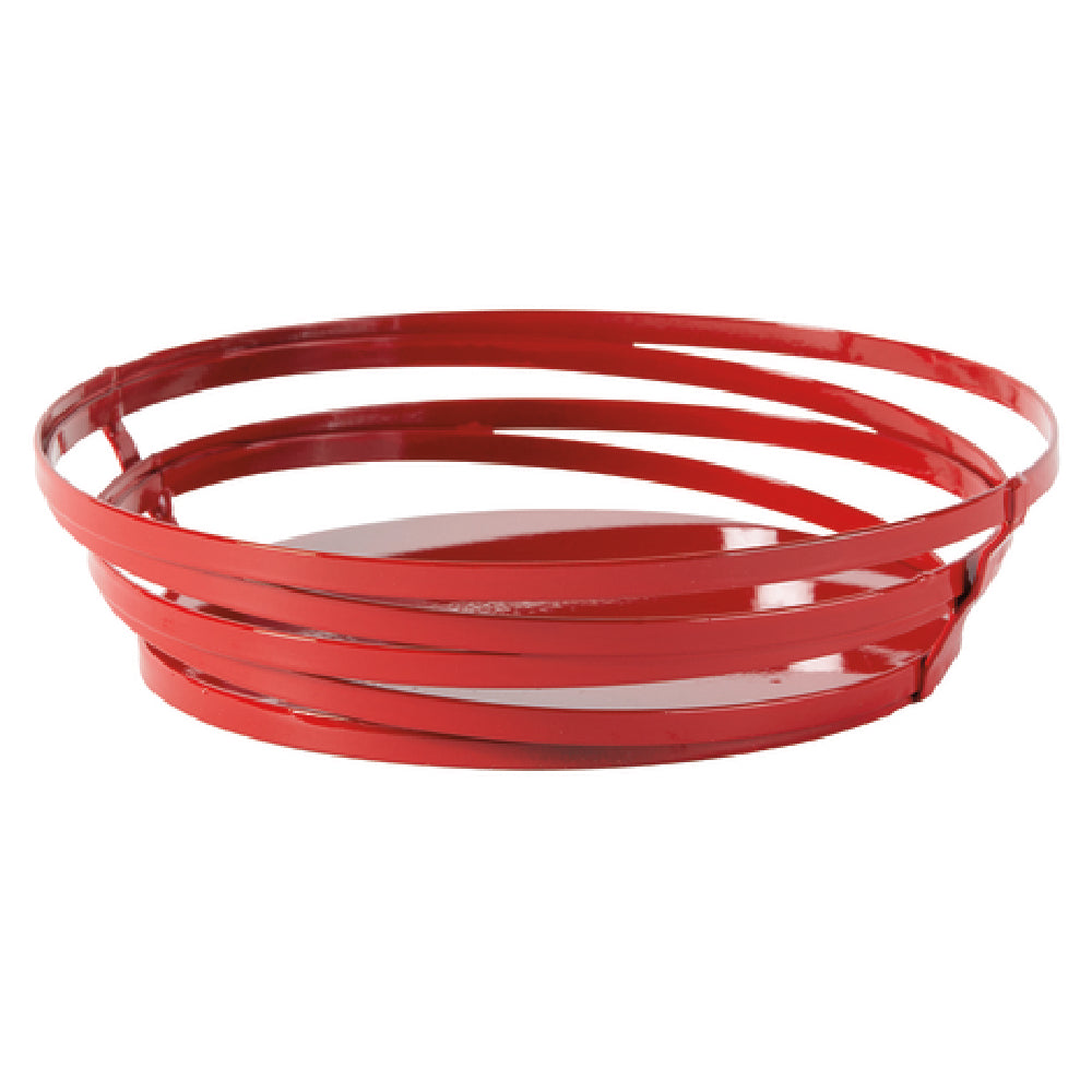 GET Enterprises WB-972-R Clipper Mill Cyclone™ Serving Basket 9" X 7" X 2-1/4" Oval Powder Coated