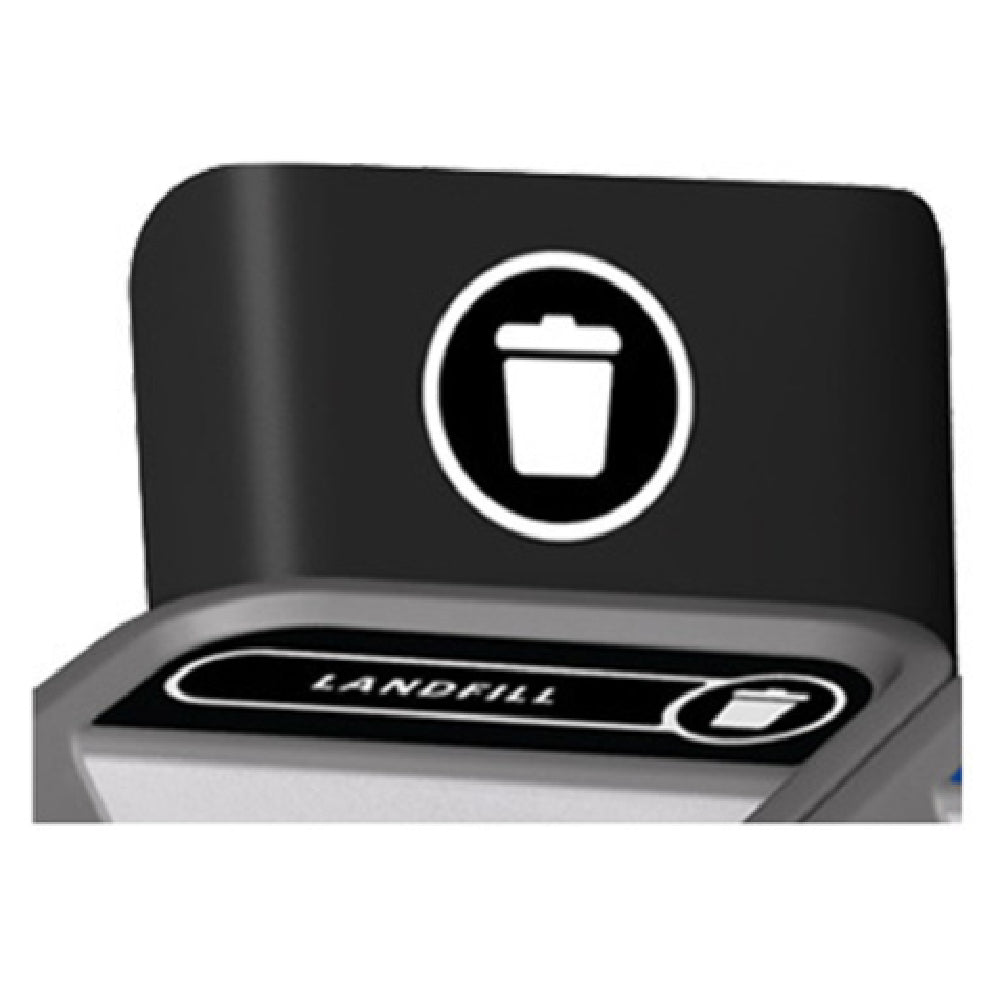 Rubbermaid 1961575 Configure™ Landfill Recycling Sign For 45 Gallon Containers