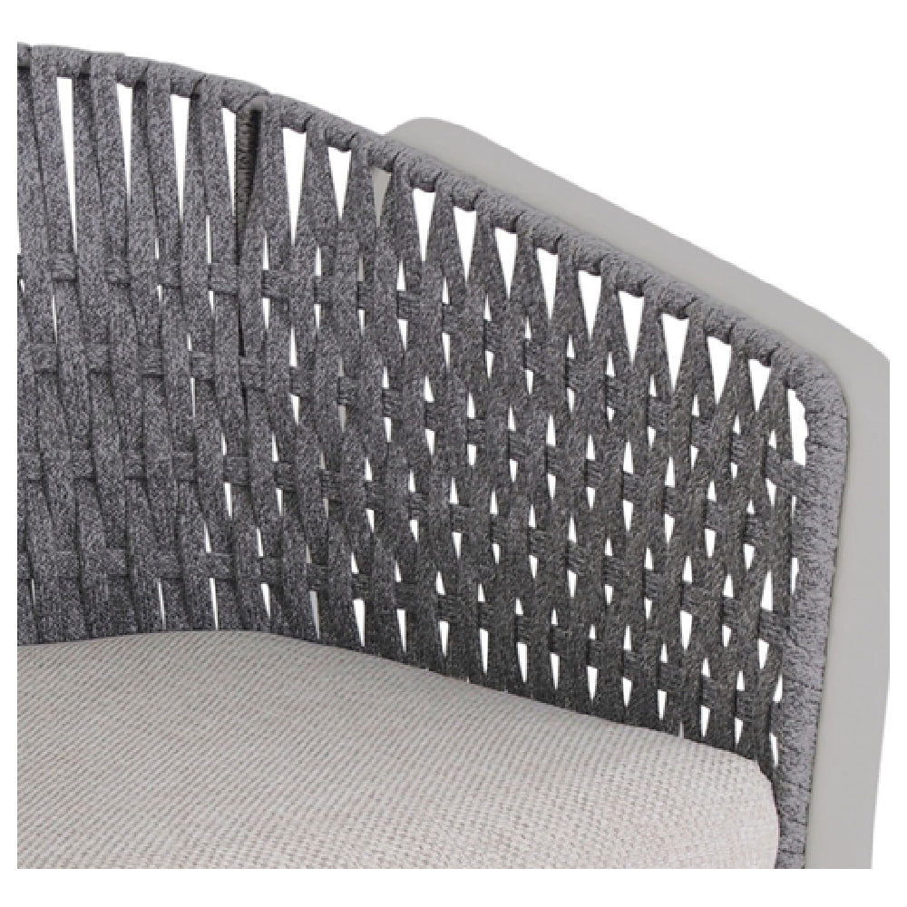 Emuamericas, Llc E1218-73-18 - Carousel Lounge Armchair, Indoor/outdoor, With Flat Rope Back