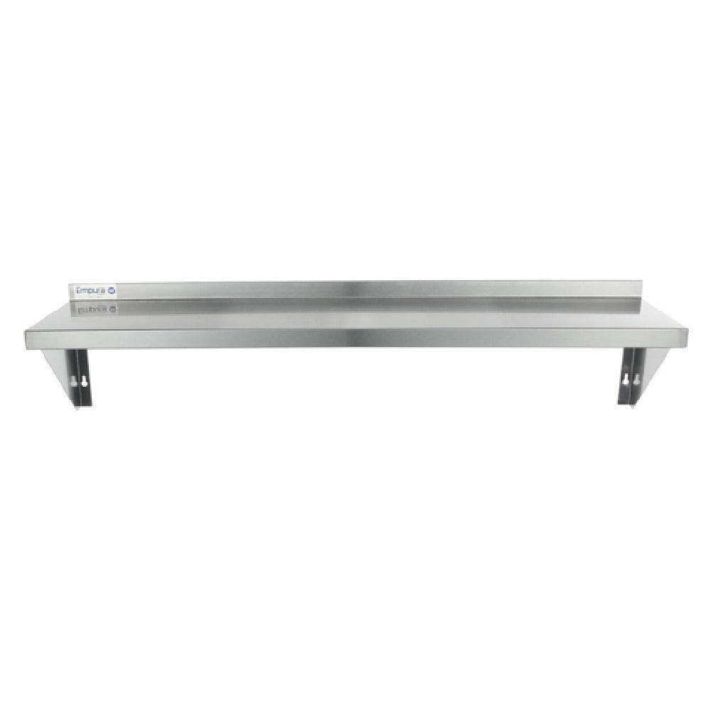 Empura 1248WS18G - Wall Mount Storage Shelf, 48"W X 12"D X 13"H, Standard Duty
