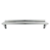 Empura 1248WS18G - Wall Mount Storage Shelf, 48"W X 12"D X 13"H, Standard Duty