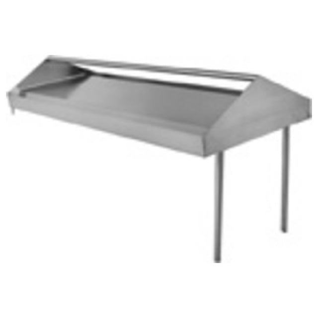 Eagle 605383 Double Sided Rack Shelf Solid Table Mount (1" OD Tubular Uprights) & End Wall Mount