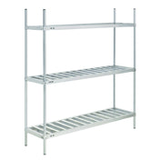 Hubert 91221 - Kratos Keg Rack Kit, 60"W X 20"D X 76"H, (3) Shelves