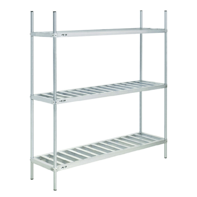 Hubert 91221 - Kratos Keg Rack Kit, 60"W X 20"D X 76"H, (3) Shelves