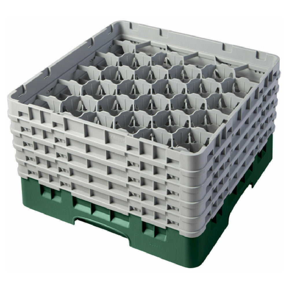 Cambro 30S958119 Camrack® Glass Rack With (5) Soft Gray Extenders Full Size