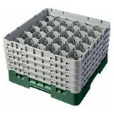 Cambro 30S958119 Camrack® Glass Rack With (5) Soft Gray Extenders Full Size