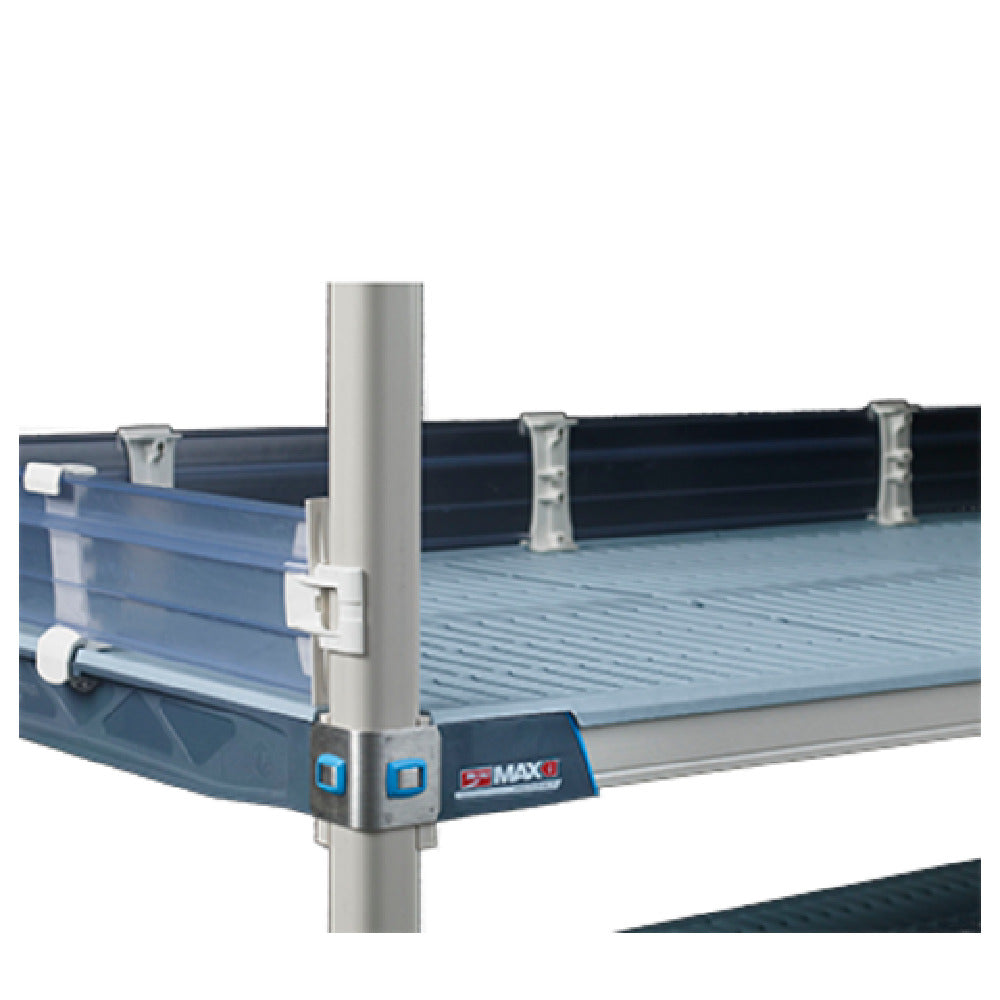 Metro MXL60-4P MetroMax® I 4" Clear Plastic Back Ledge