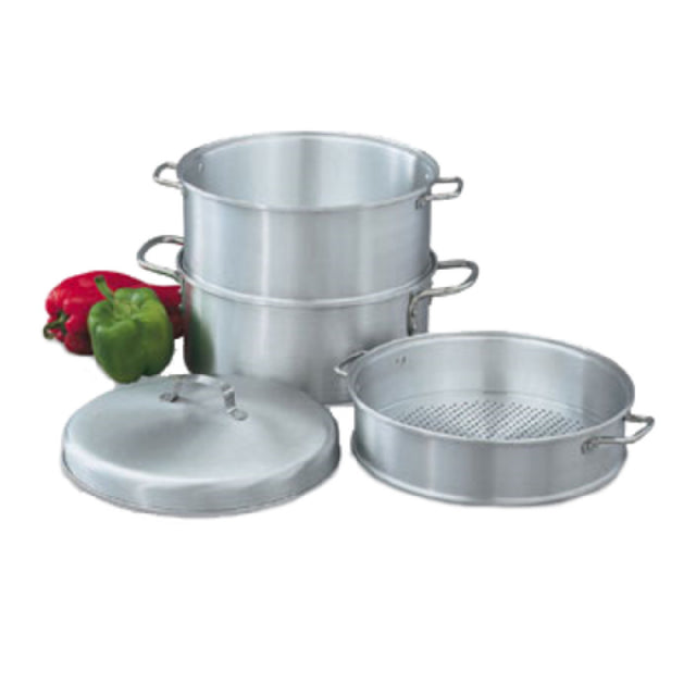 Vollrath 68125 3-Tier Vegetable Steamer Aluminum 5 Quart