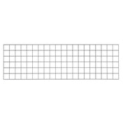 Metro WG1860K4 Quick Ship SmartWall Wire Grid 60" X 18" Metroseal Gray Epoxy-coated Corrosion-resistant Finish With Microban® Antimicrobial Protection