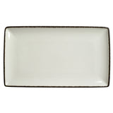 Steelite 17560556 Taste Rectangle Tray 13.0" X 7.5"Dapple Charcoal