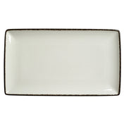 Steelite 17560556 Taste Rectangle Tray 13.0" X 7.5"Dapple Charcoal